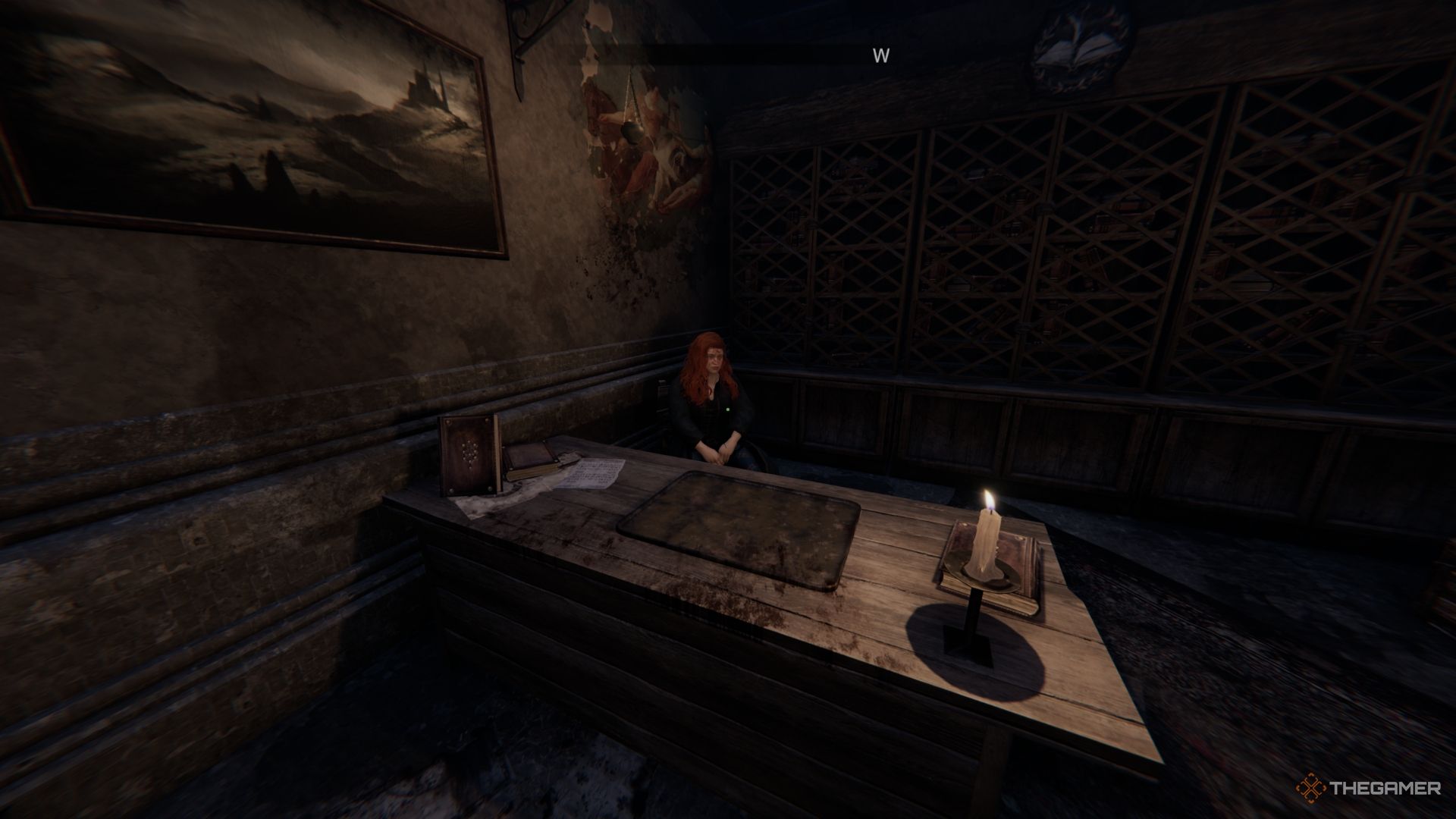 Player is looking at Vrell at her own shop - Tainted Grail The Fall Of Avalon